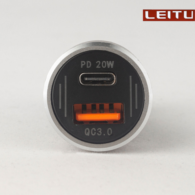 شارژر فندکی لیتو مدل LC-C5 به همراه کابل تبدیل USB-C