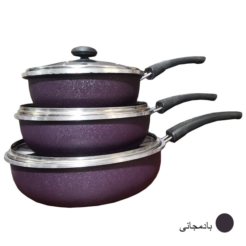 سرویس تابه 6 پارچه طرح گرانیت مدل 5502