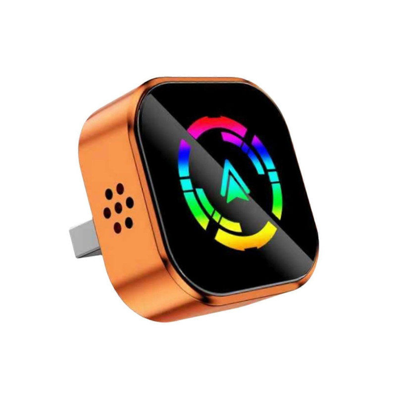 کارپلی و اندروید اتو مدل Wireless CarPlayAndroid Auto Q1A به همراه مبدل USB به USB-C