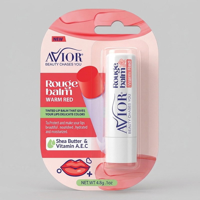 بالم لب اویور مدل Warm Red