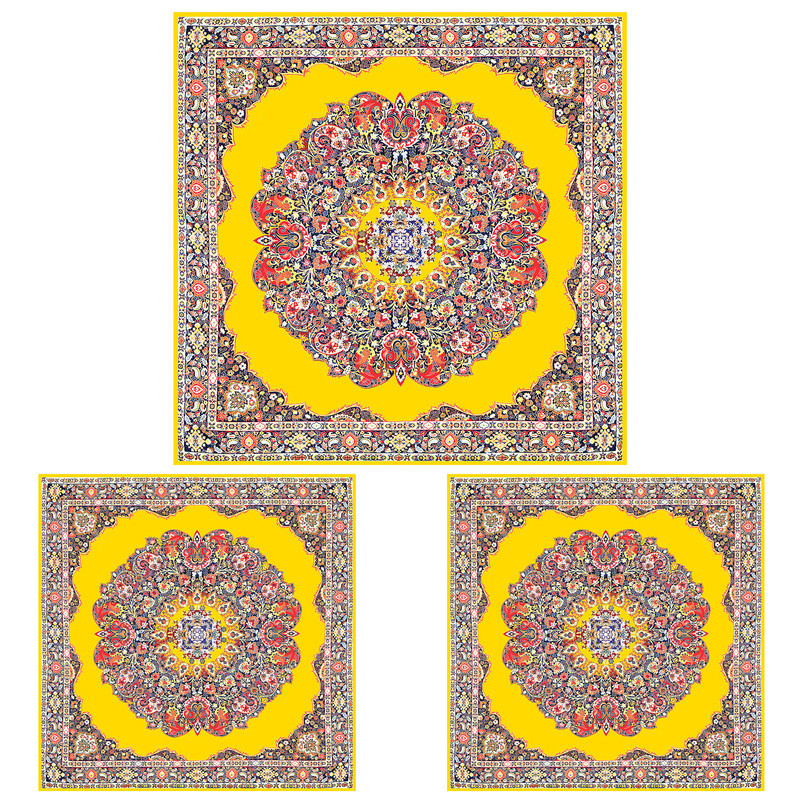 ست رومیزی سه تکه طرح ترمه کد 9920.16