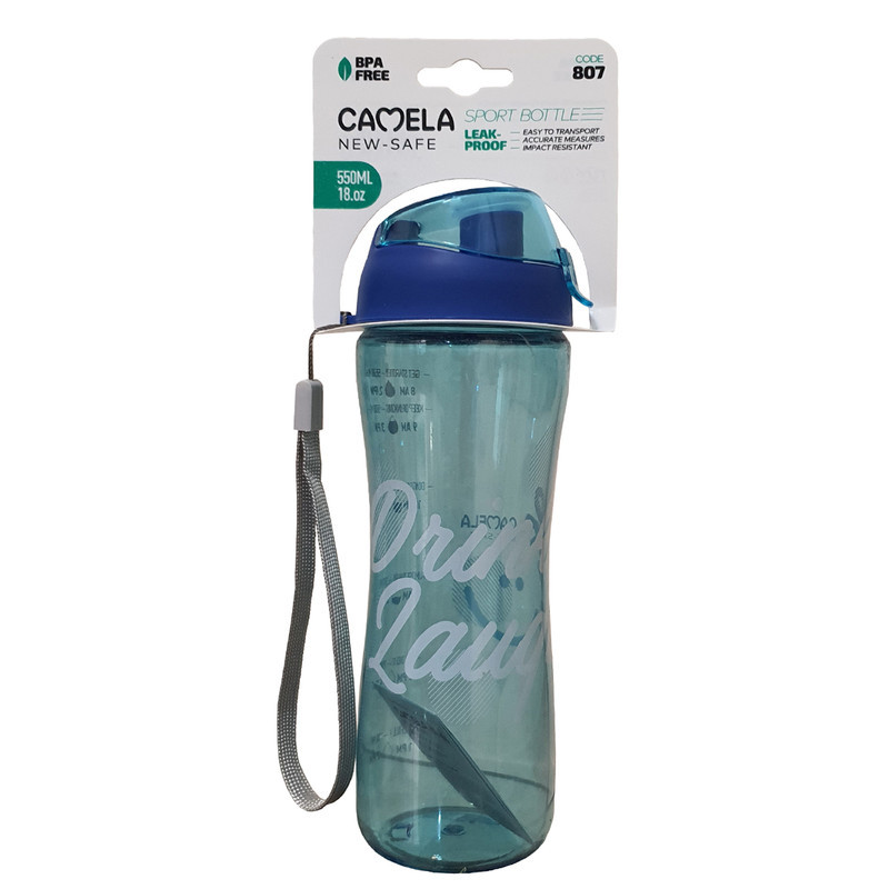 قمقمه دوچرخه کملا مدل New-Safe Drink کد 807-Cam گنجایش 0.550 لیتر