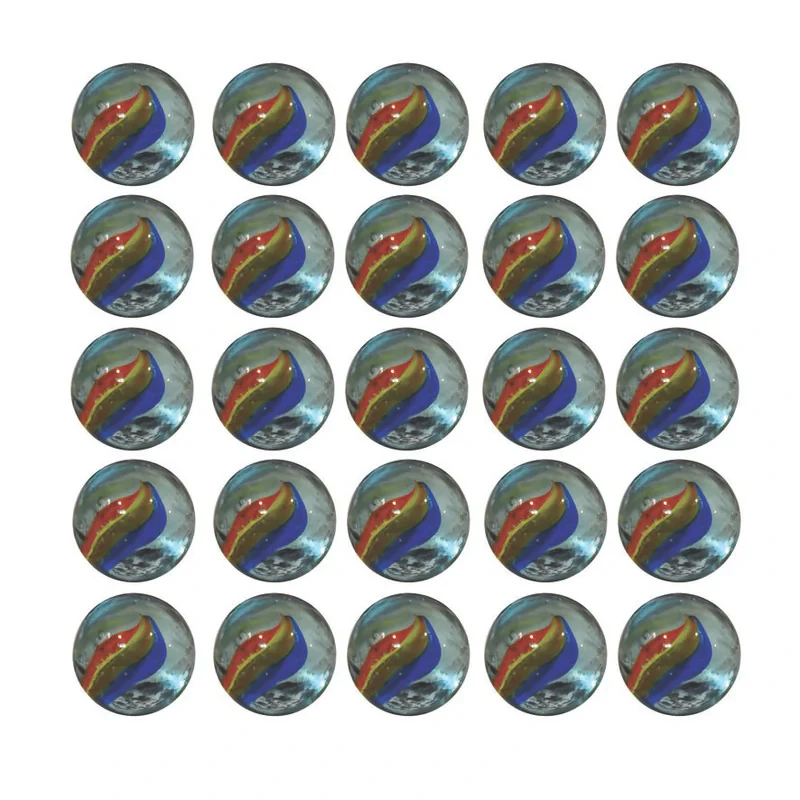 تیله بازی طرح درشت کد 26mm بسته 25 عددی