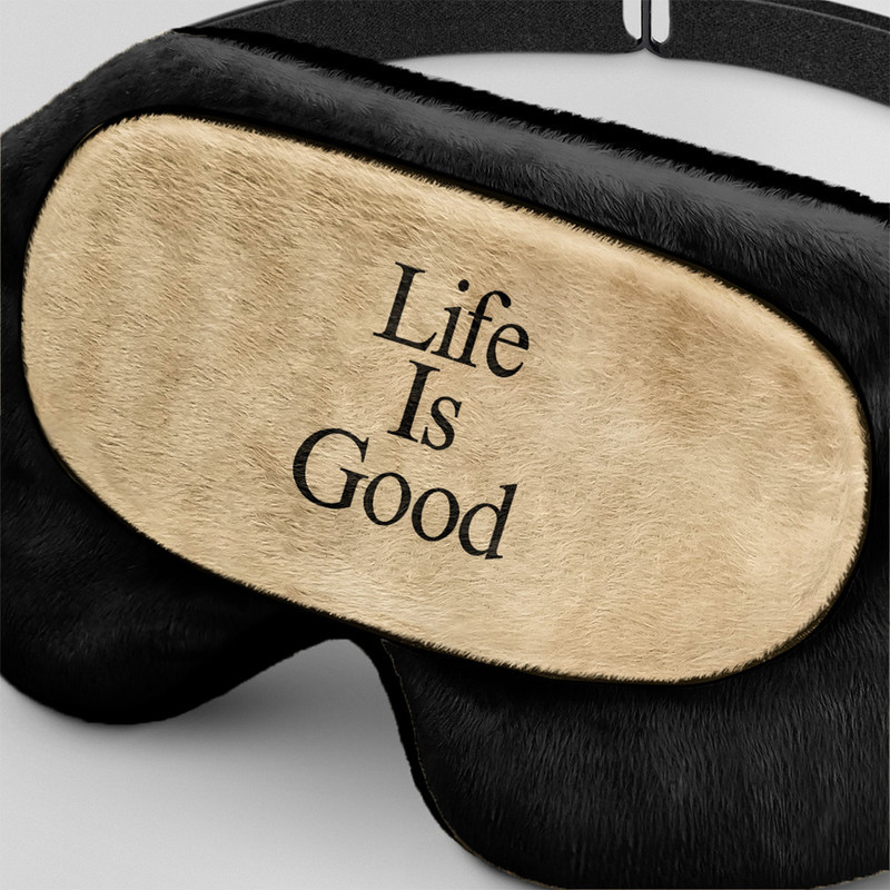 چشم بند خواب کاوا ماسک مدل Life is Good C128 مجموعه 2 عددی