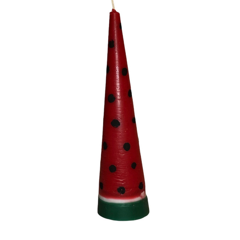 شمع مدل هندوانه کد D_1335 بسته 2 عددی