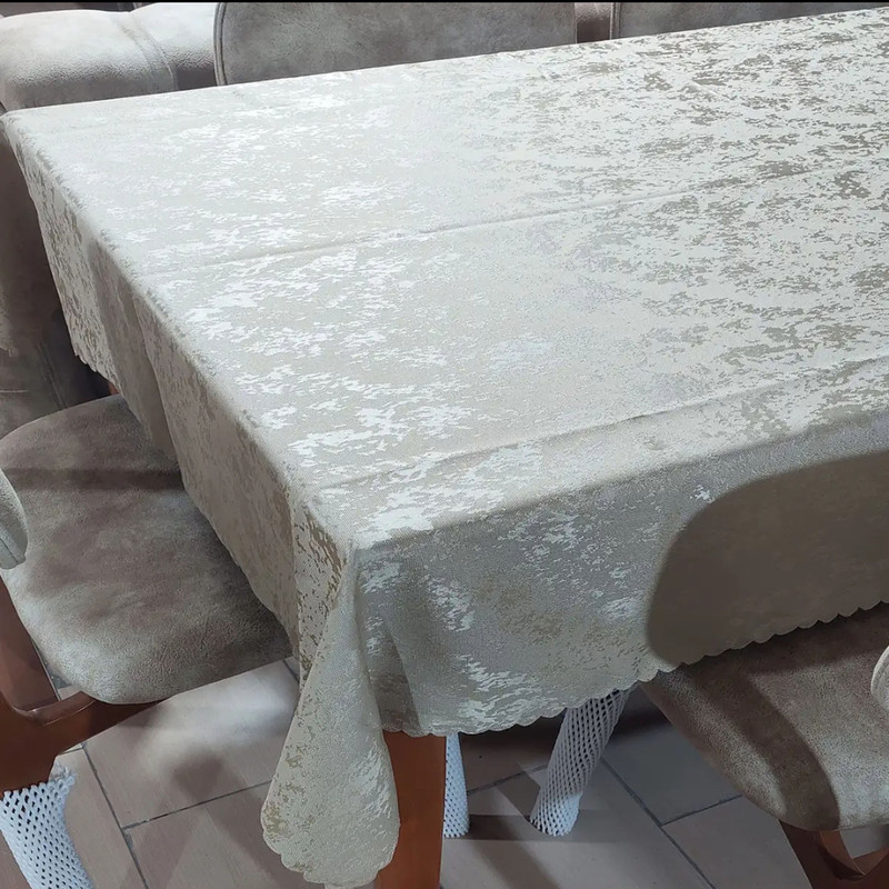 رومیزی مدل پتینه کد R-4-N سایز 140x110 سانتی‌متر