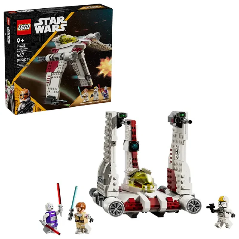 لگو 567 تکه سری استاروارز مدل Star Wars V-19 Torrent Starfighter کد 75432