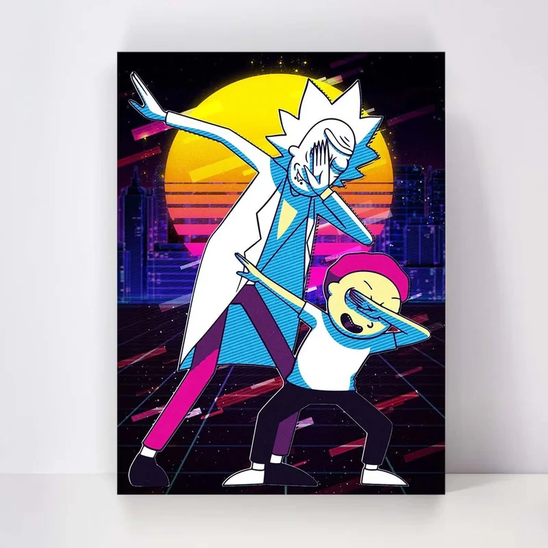 تابلو شاسی مدل Rick and Morty کد S-5039