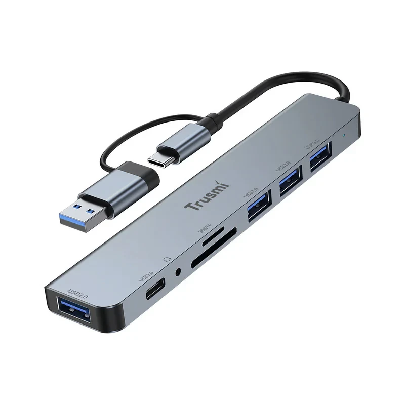 هاب 8 پورت USB-C تراسمی مدلDS01-01