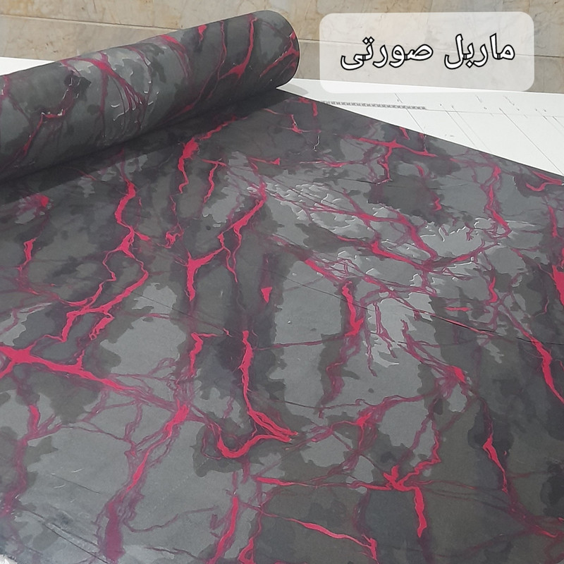سرویس ملحفه مدل کشدوز niki05.25 طرح ماربل کد 160  دو نفره سه تکه