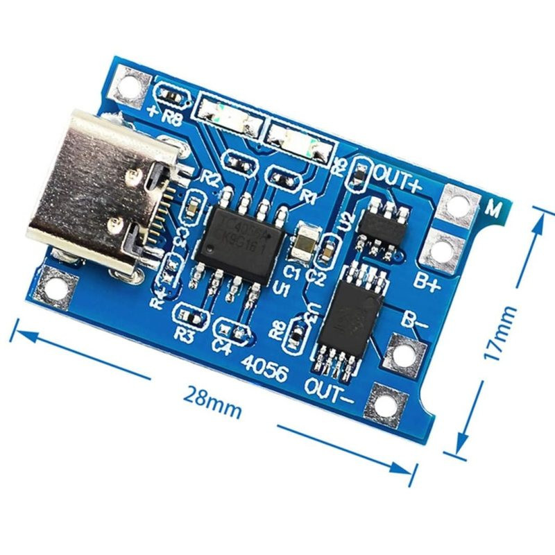 ماژول شارژر باتری مدل TP- 4056 Micro USB TypeC