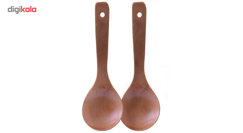 ملاقه چوبی مدل 7-1863 بسته 2 عددی