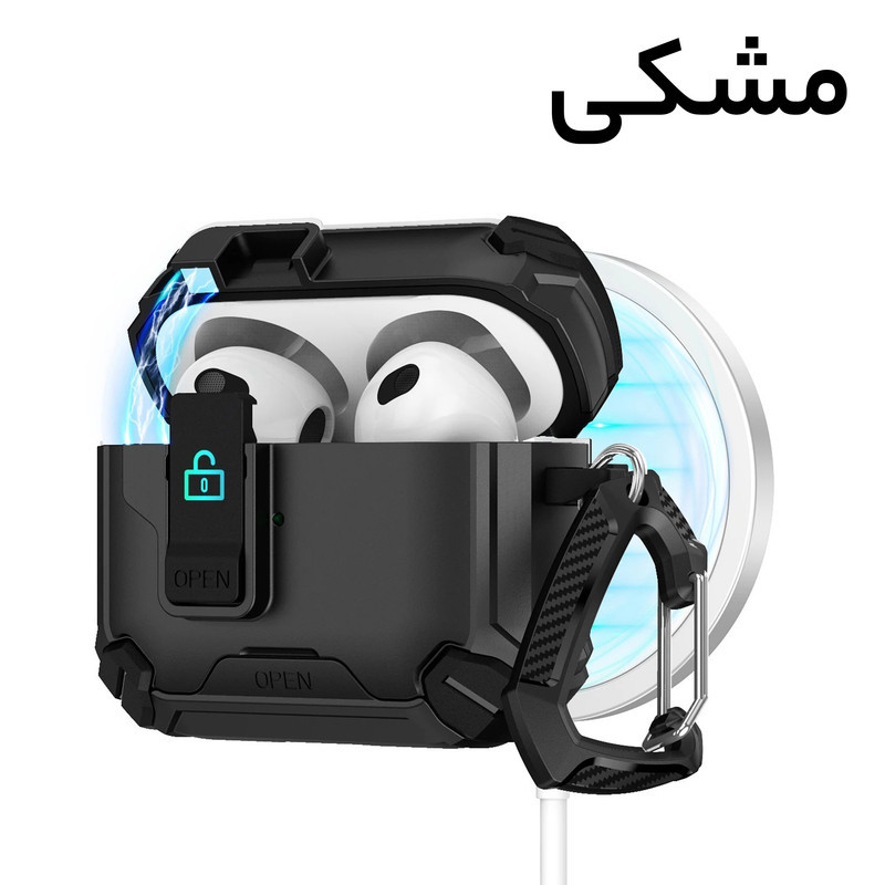 کاور سامورایی مدل Quad-22 مناسب برای کیس اپل ایرپاد Airpods 4