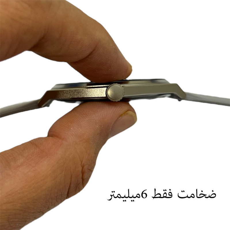 ساعت هوشمند 1.43 اینچی دیبت ویر مدل UltraThin M56 Amoled با بند سیلیکونی