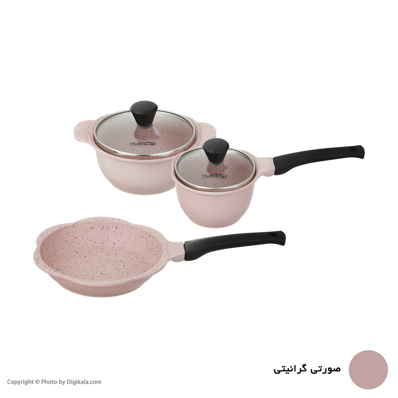 سرویس پخت و پز 5 پارچه سام ست مدل سری سیسمونی کد 3524