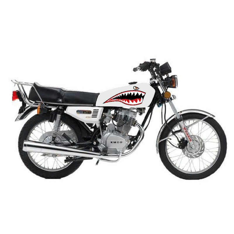 برچسب موتور سیکلت رایسان طرح کوسه کد sm0113 بسته دو عددی