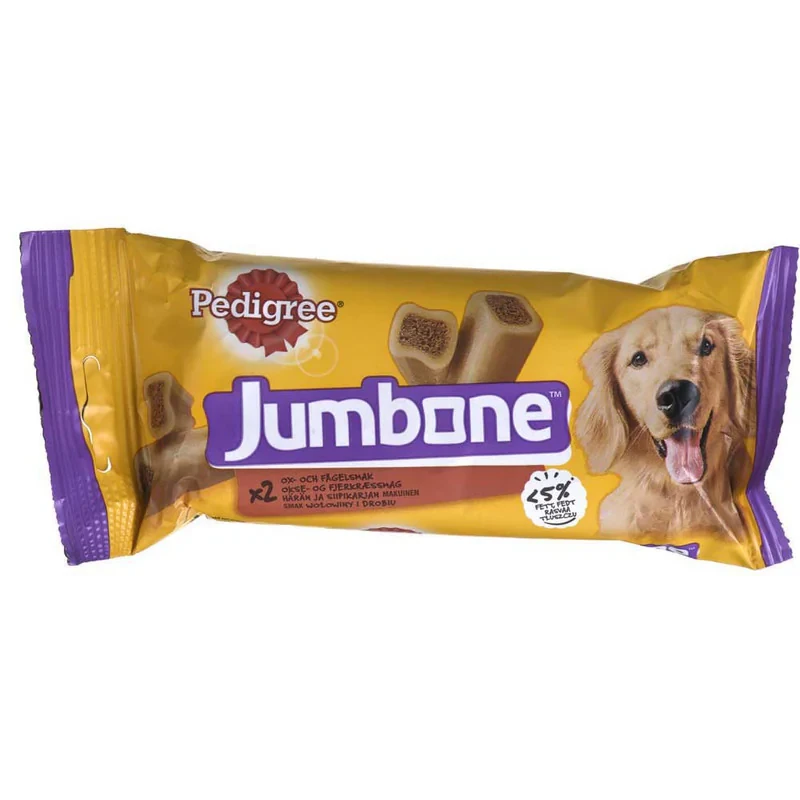 تشویقی سگ پدیگری مدل jumbone  وزن 180 گرم