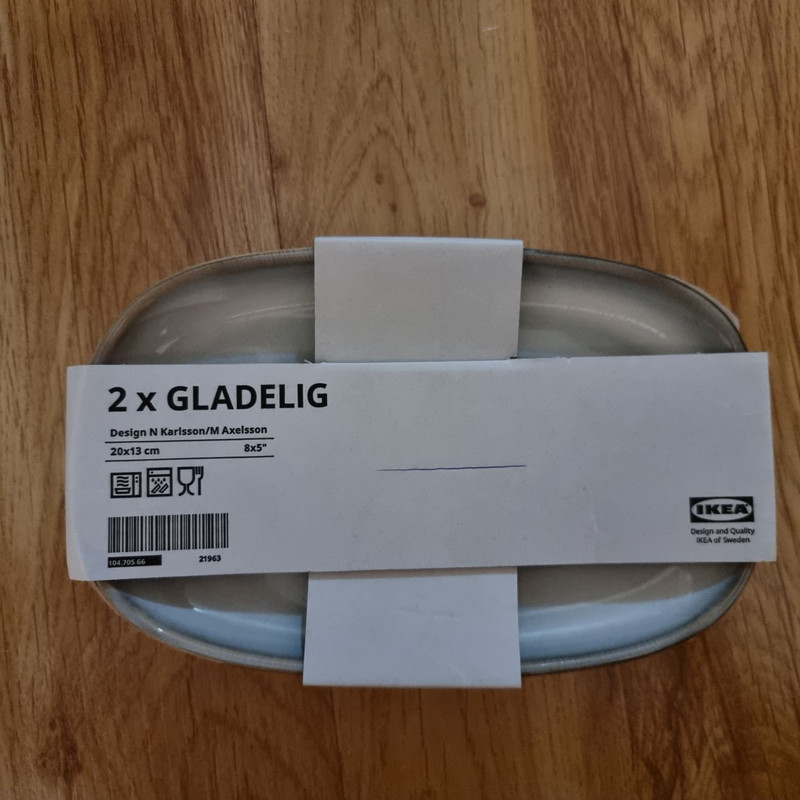 ظرف سرو ایکیا مدل gladelig بسته دو عددی