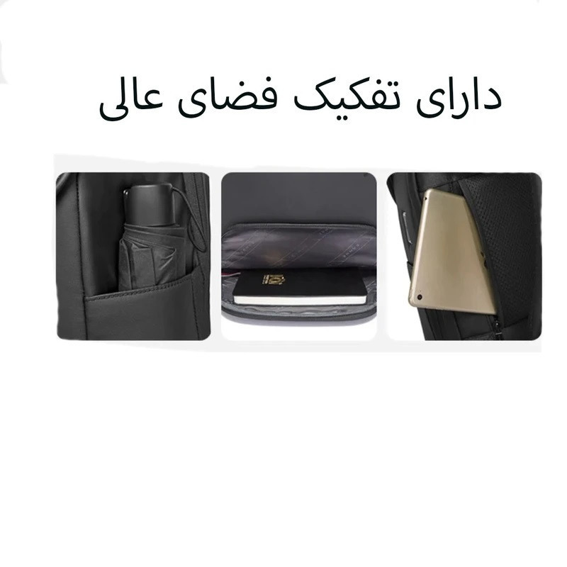 کوله پشتی لپ تاپ بنج مدل DSH 7276 مناسب برای لپ تاپ‌های 15.6 اینچ