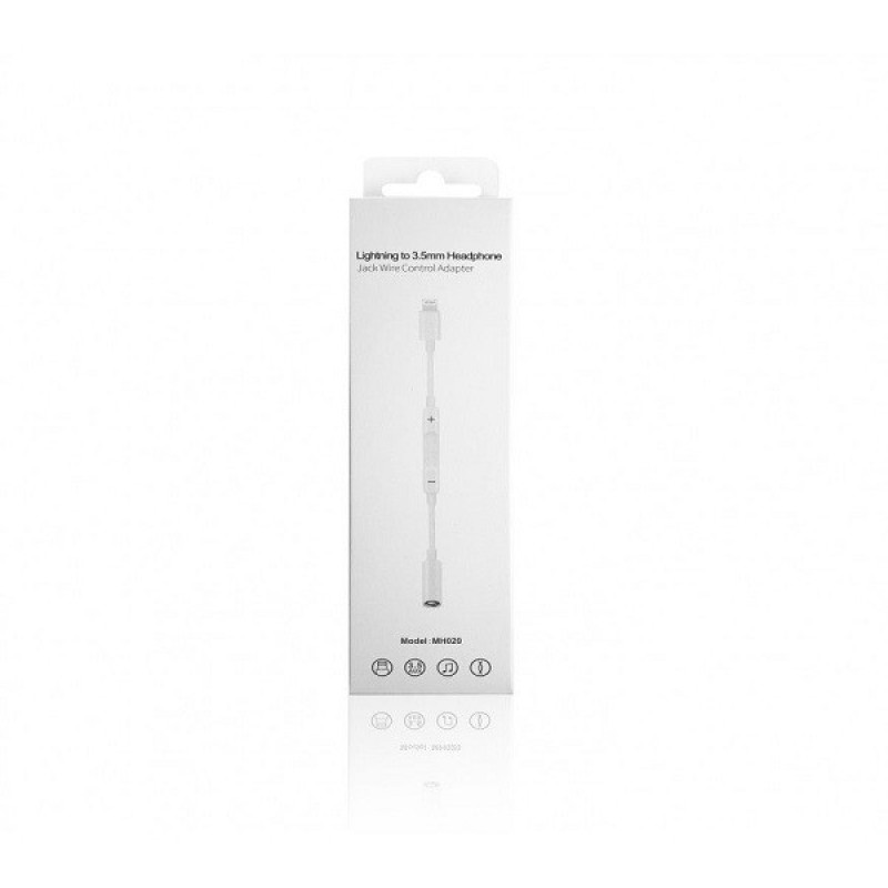 کابل تبدیل لایتنینگ به AUX مدل MH021 طول 1 متر