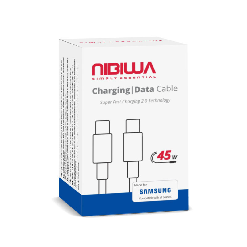 کابل USB-C نیبیوا مدل Super Fast Charging 2.0 طول 1 متر
