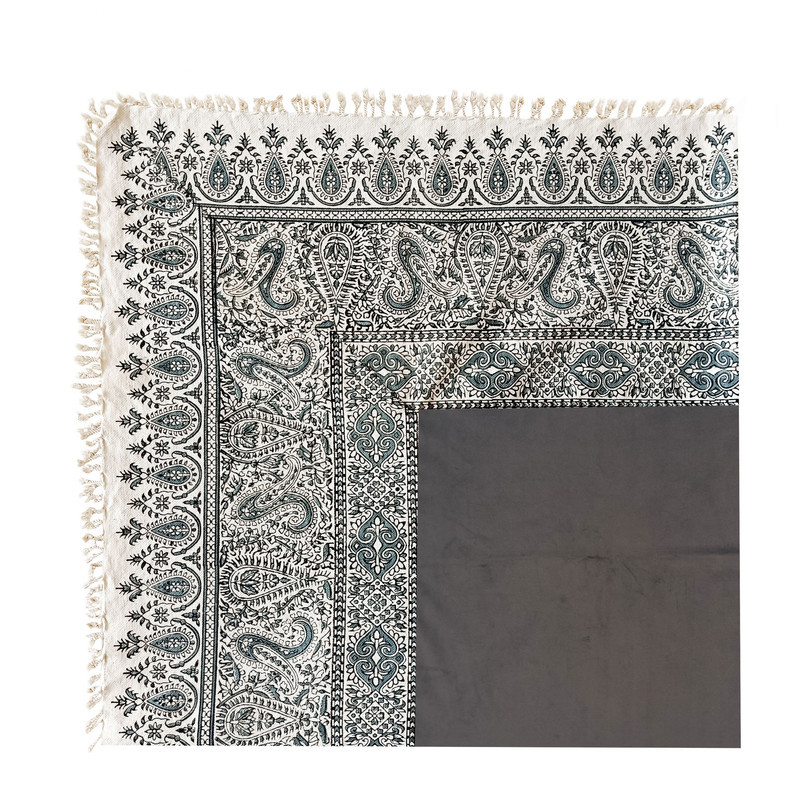 رومیزی مخمل مدل قلمکار سنتی