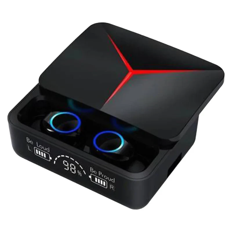 هدفون بلوتوثی مدل M90 Pro بدون قابلیت نویز کنسلینگ، درگاه شارژ USB Type-C، با قابلیت شارژ سریع، دارای نشانگر LED، امکان استفاده به عنوان پاوربانک، مقاوم در برابر آب