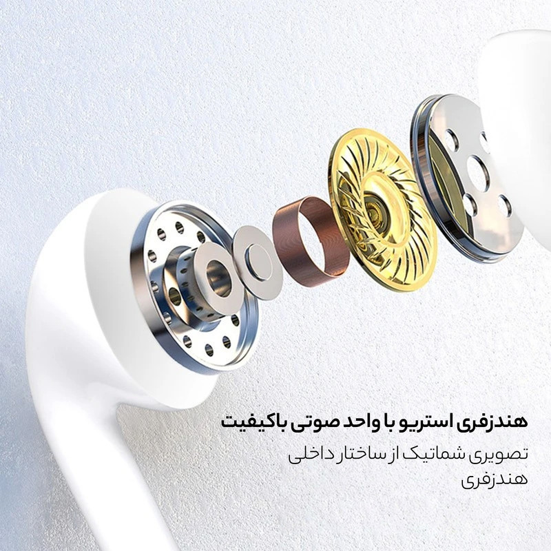 هندزفری اچ اند ام مدل M40 بدون قابلیت نویز کنسلینگ، اتصال از طریق جک 3.5 میلی‌متری صدا، دارای کلید مدیریت میزان صدا، مقاوم در برابر ضربه