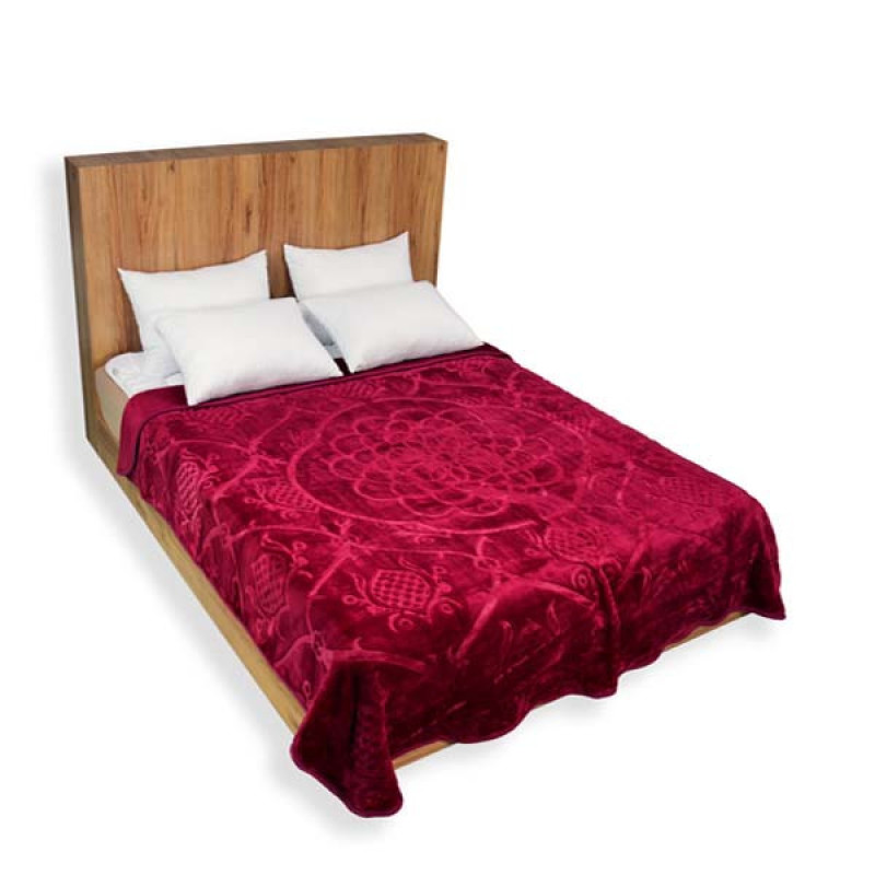 پتو 2 نفر نساجی لاله مهرگان مدل الوان طرح مدرن سایز 230x210x2 سانتی‌متر