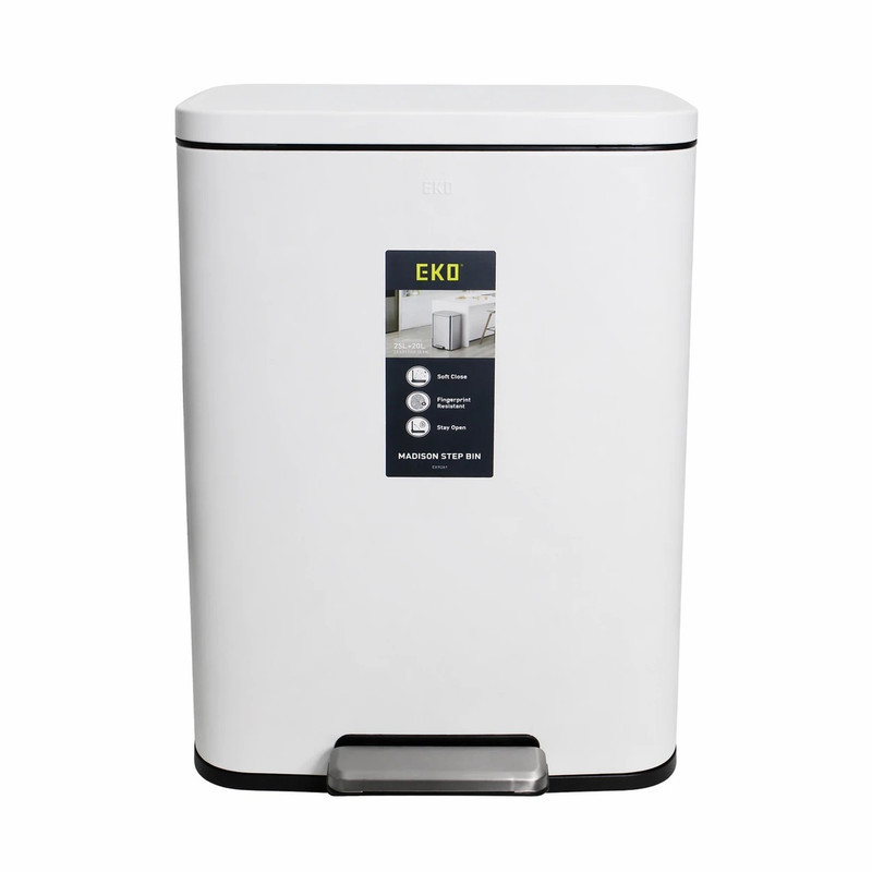 سطل زباله پدالی اکو مدل مدیسان گنجایش 45 لیتر