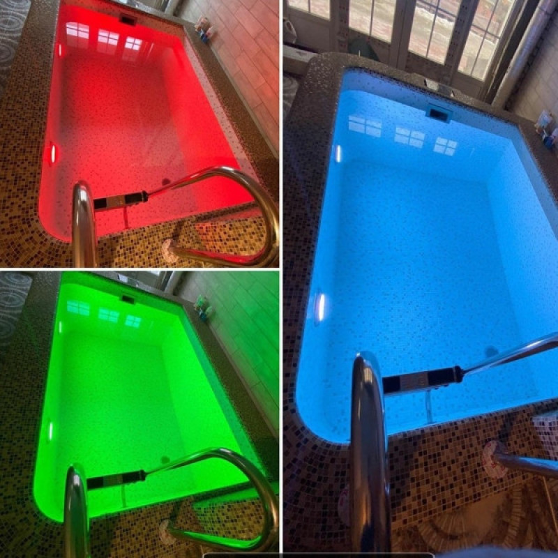 چراغ استخری 18 وات مدل فلت فولکالر کد 18RRRGB