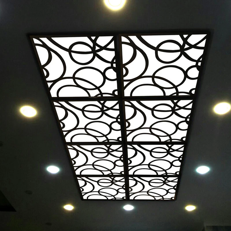تایل سقفی آسمان مجازی بنی دکو مدل MC39 اندازه 60x60 سانتی متر مجموعه 4 عددی