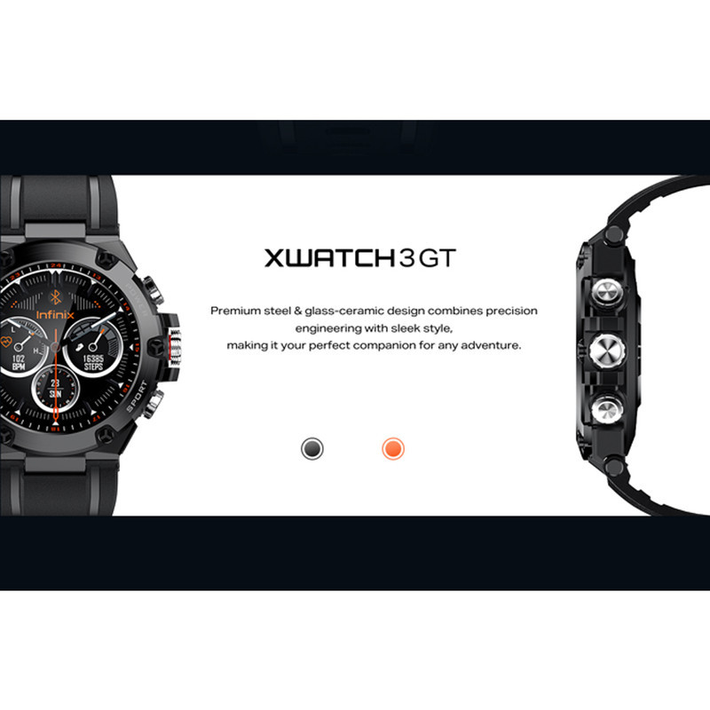ساعت هوشمند 40 میلی‌متری اینفینیکس مدل XWatch 3 GT با بند پلاستیکی