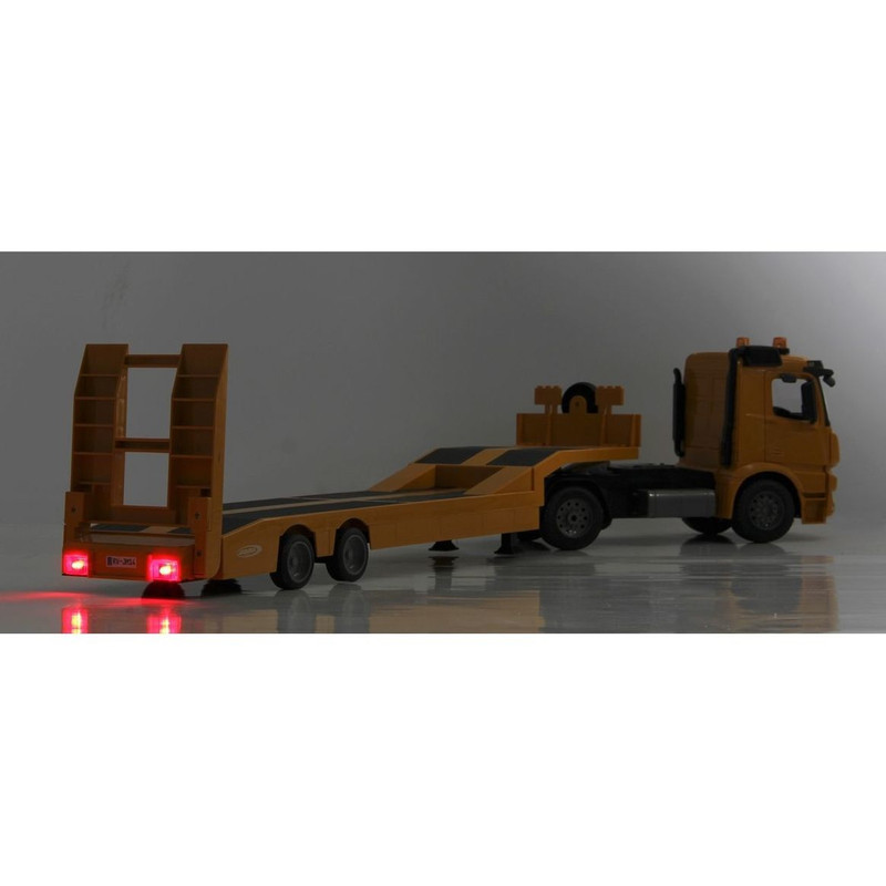 ماشین بازی کنترلی دبل ای مدل Mercedes Benz Arocs Flat Bed Trailer
