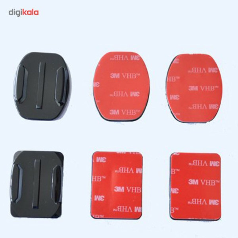 مجموعه پایه های چسبی گوپرو Hero3+ Flat + Curved Adhesive Mounts