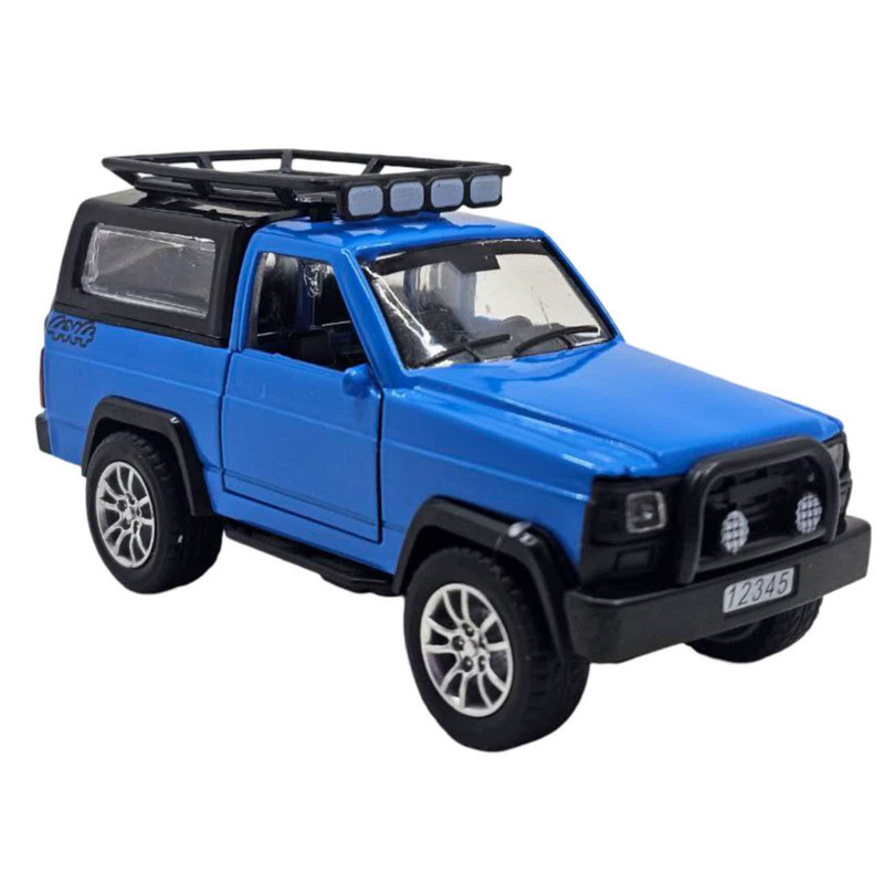 ماکت ماشین ناب سل مدل نیسان پاترول آفرود فلزی موزیکال چراغدار عقب کش دو در کد Nissan Patrol Off-Road Metal Musical Pull Back Lights