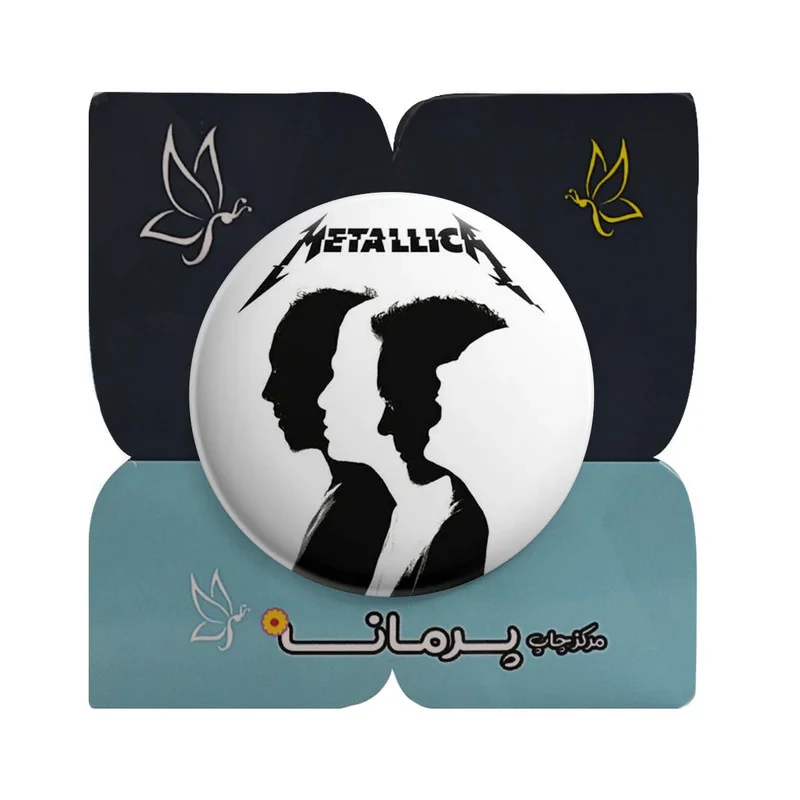 مگنت پرمانه طرح گروه موسیقی متالیکا کد pmag.8421
