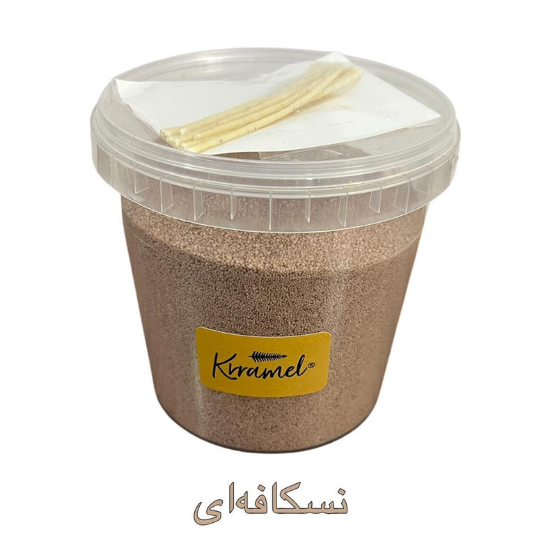 شمع کارامل مدل پودری
