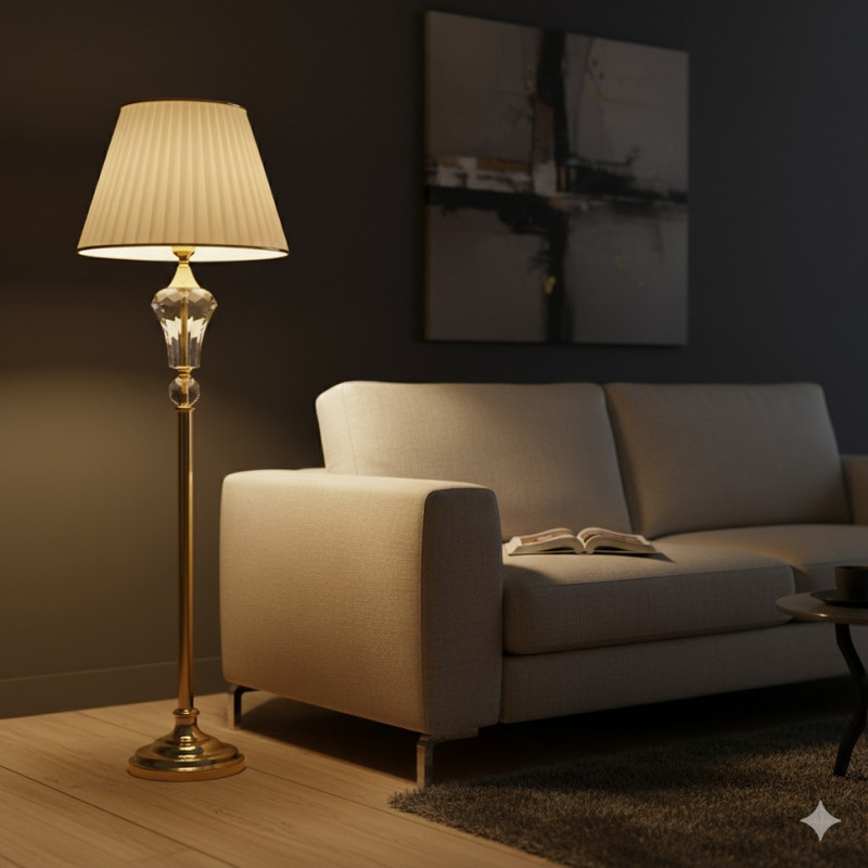 آباژور ایستاده مدل کریستالی