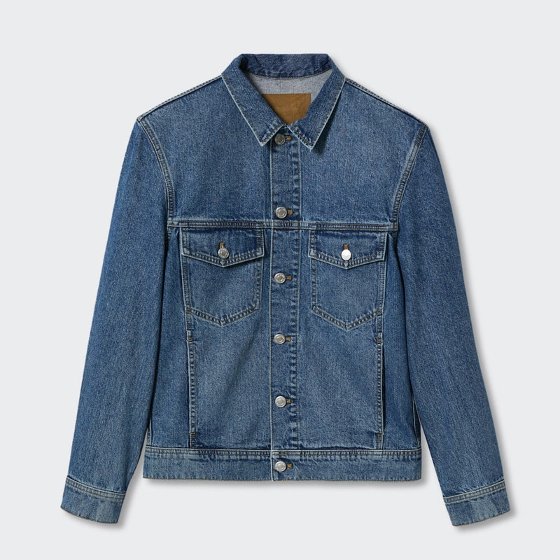 کت جین مردانه مانگو مدل Cepli denim mont