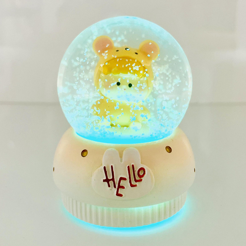 گوی مدل چراغدار HELLO طرح baby موش کد D1623.11.S300