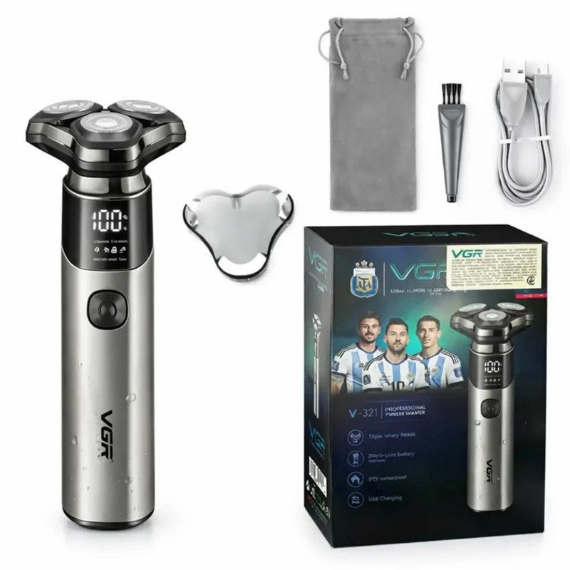 ماشین اصلاح موی صورت شارژی وی جی ار مدل V-321