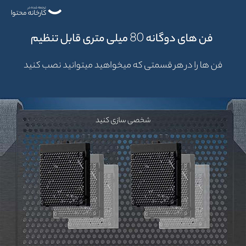 پایه خنک کننده  لپ تاپ کولر مستر مدل NOTEPAL U2 PLUS