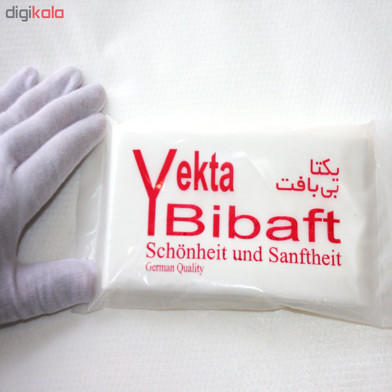 حوله یکبار مصرف یکتا بی بافت مدل Plain سایز 40×75 سانتی متر بسته 100 عددی