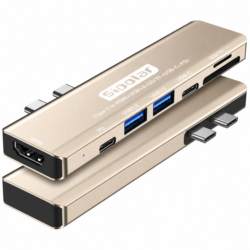 هاب 7 پورت USB-C سیپولار مدل 2Type-C in Mac-HDMI