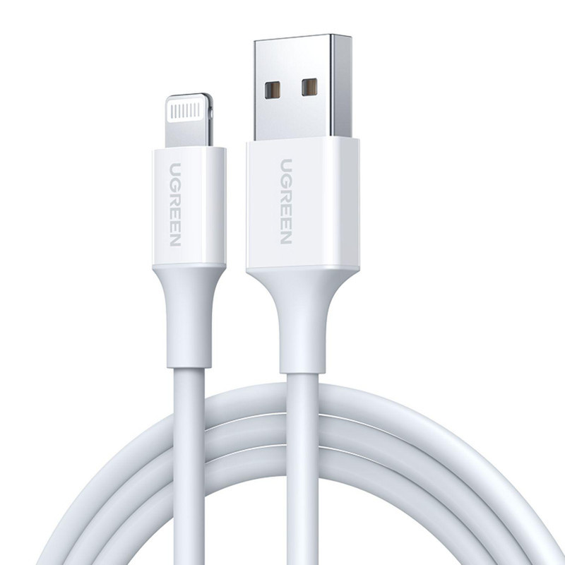 کابل تبدیل USB به لایتنینگ یوگرین مدل US155 طول 2 متر