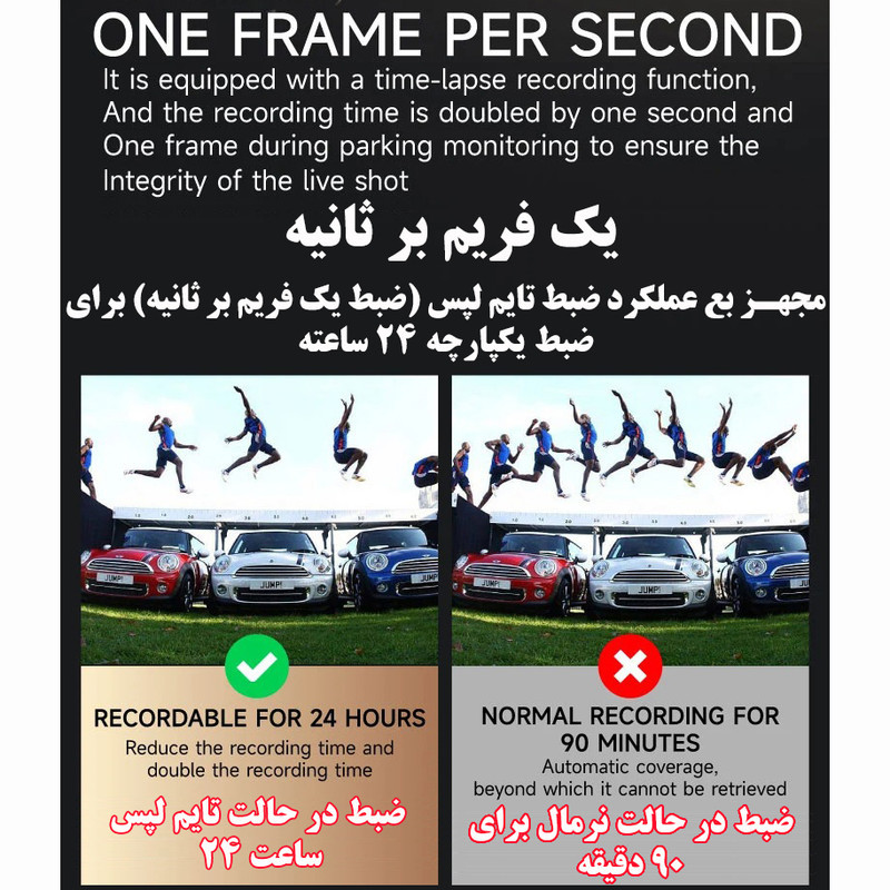 مانیتور و دوربین دنده عقب خودرو مدل Truck HD Recorder