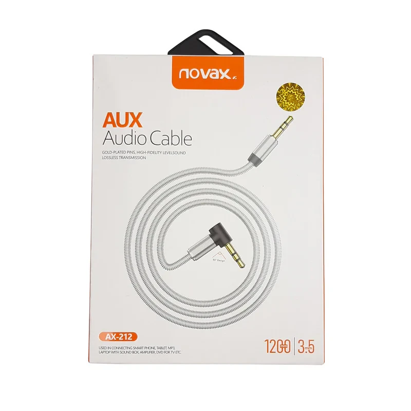 کابل AUX نواکس مدل AX-212 طول 1.2 متر