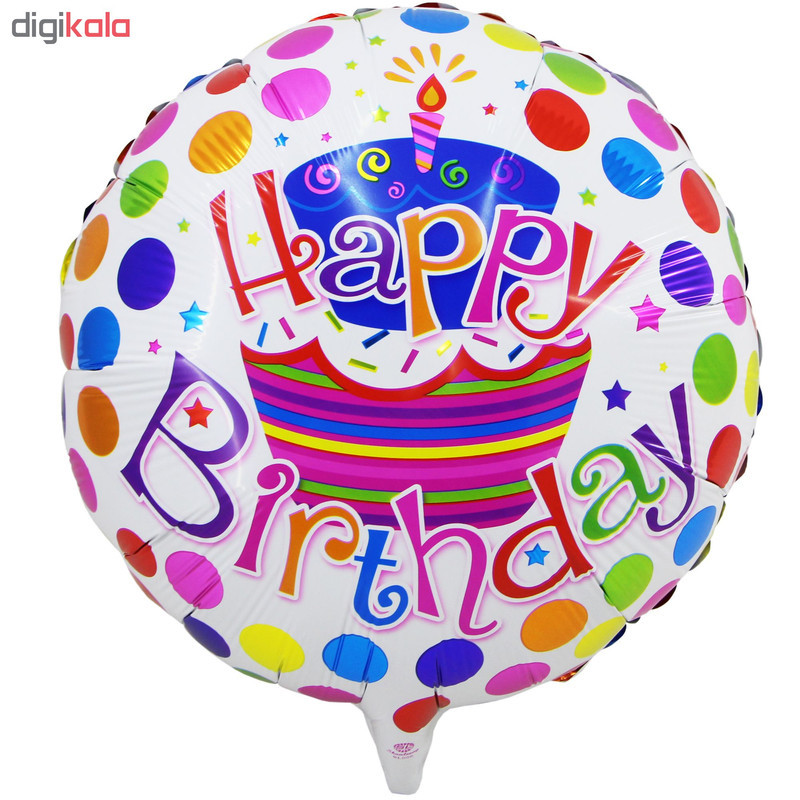 بادکنک فویلی مدل HappyBirthDay