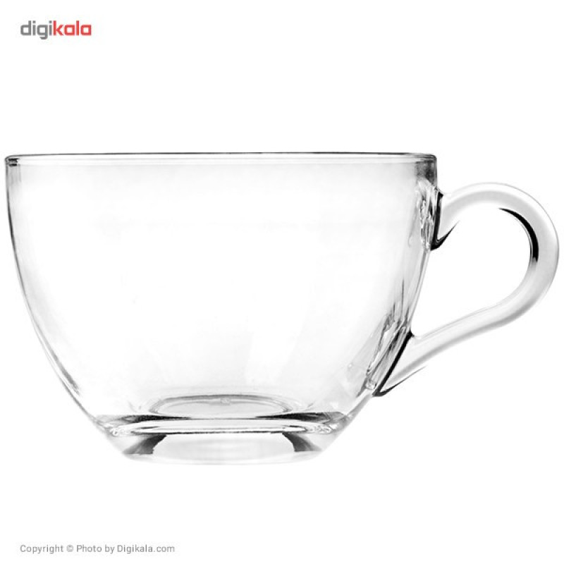 ست فنجان و نعلبکی پاشاباغچه مدل Bisik 97948 - بسته 6 عددی